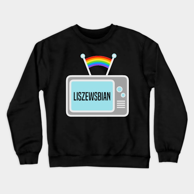 Liszewsbian (light outlines) Crewneck Sweatshirt by EarpsplainPod